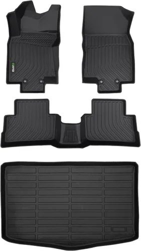 Vista 69 de HAFIDI® Juego de alfombrillas y forro de carga para Kia EV9 2024 2025 2026 (no apto para sillas de relajación), protección para todo tipo de clima