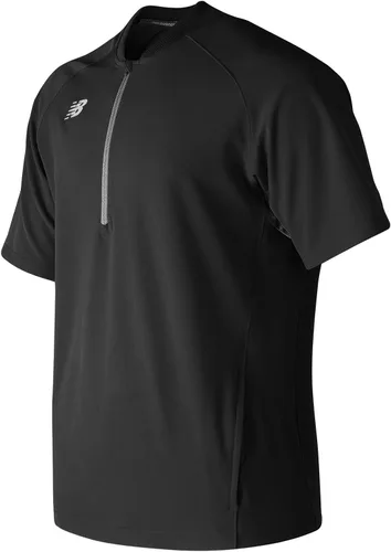 Vista 4 de New Balance Chaqueta de bateo de manga corta 3000 para hombre plomizo