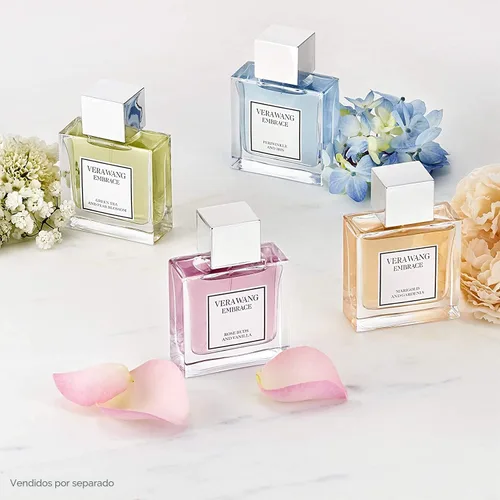 Vista 5 de Vera Wang Embrace Eau de Toilette en espray para mujer, té verde y flor de pera, 1 onza líquida