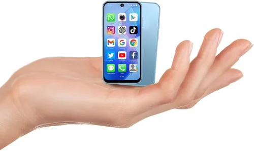 Vista 7 de 3G Mini Smartphone Sistema Android Desbloqueado Pantalla Táctil HD de 3.88 pulgadas Mini Teléfono Cámaras Duales SIM Dual Móvil Compacto Adecuado