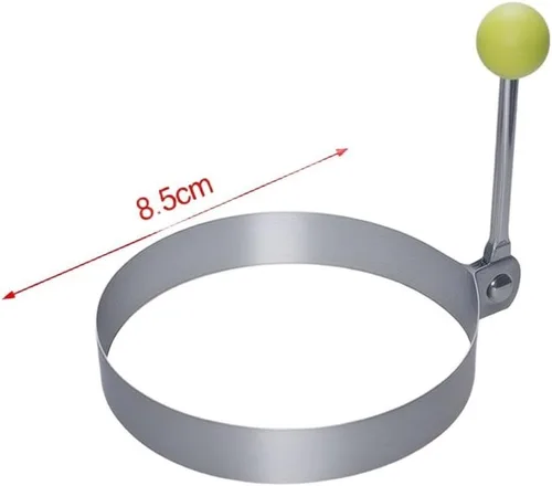 Vista 7 de Stainless Steel Egg Rings 3.5 Inch for Pancakes(Circle)