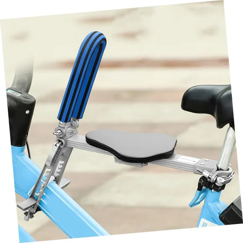 Vista 2 de 1 asiento de bicicleta para niño y niña, asiento delantero para niño y niña, diseño seguro y cómodo, pedales de pie para niños y niñas