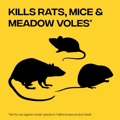 Vista 2 de Victor Veneno para ratas para uso en interiores y exteriores - Mata ratas, ratones, ratones de campo Veneno para ratones para áreas interiores