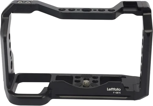 Vista 3 de Jaula completa para cámara Sony Alpha 7C A7C, soporte de extensión para micrófono de relleno, accesorios de filmación, con zapata fría/llave