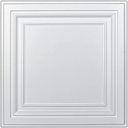 Vista 14 de Art3d Azulejos de techo de PVC, hoja de plástico de 2 x 2 pies en blanco (paquete de 12)