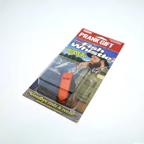 Vista 4 de Prank-O, regalo de broma de silbato de pez, regalo único perfecto para el pescador en tu vida. Regalo divertido para novio extraño, tío, papá