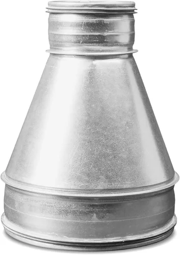 Vista 11 de Repa Market Reductor/aumentador de conductos de acero galvanizado de 8 a 4 pulgadas - Adaptador de tubo de ventilación redondo HVAC y sistemas