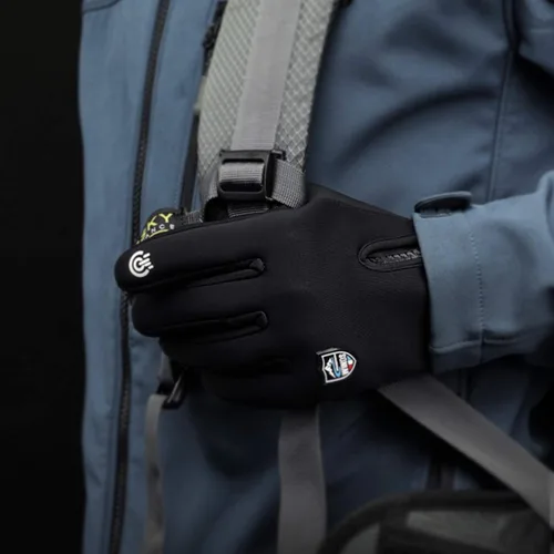 Vista 6 de CURELIX Guantes de invierno para hombres y mujeres, con pantalla táctil, cálidos, guantes térmicos para clima frío, para correr, ciclismo