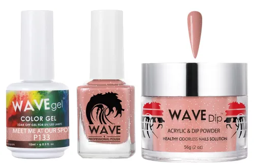 Vista 31 de WAVEGEL - Juego de gel de remojo, laca de uñas y polvo acrílico a juego - Colección Simplicity - #P109 Blizzard