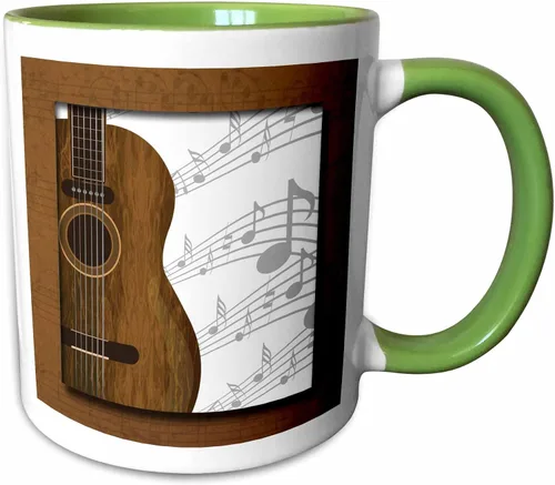 Vista 12 de 3D Rose 149974_4 - Taza de cerámica de dos tonos, 11 onzas, negro/blanco