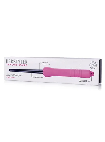 Vista 5 de Rizador de cabello, de Herstyler Baby, Rosado