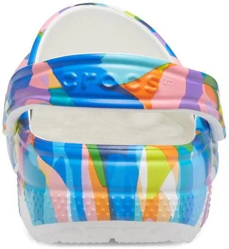 Vista 6 de Crocs Zuecos clásicos de Out of This World II, Blanco/Multicolor, 6 mujer/4 hombre