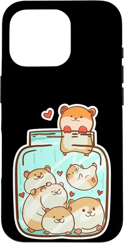 Vista 20 de Hamsters in a Jar Cute Animal Hammy Owner Pet Lover Gift Case for iPhone 17