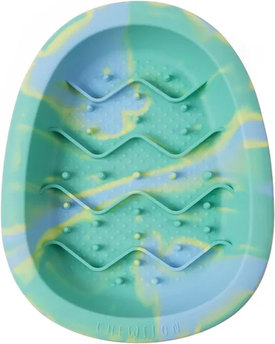 Vista 11 de CHEWFFON Tapetes Interactivos para Lamer para Perros y Gatos, Comedero Lento de Silicona sin BPA con Ventosas, Tazón de Comida Antideslizante