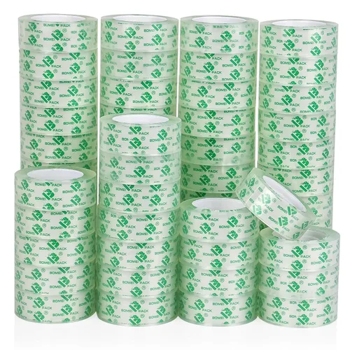 Vista 11 de BOMEI PACK Cinta transparente transparente, 20 rollos de cinta de papelería, repuestos de cinta transparente de 3/4 x 1000 pulgadas, cinta