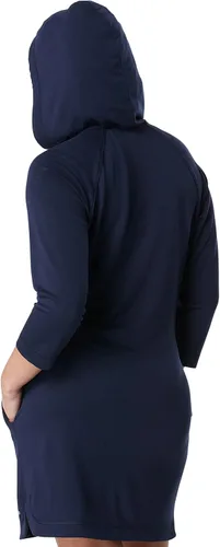 Vista 2 de Speedo - Bata de fitness acuática con capucha y cubierta, con zíper frontal completo