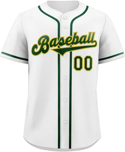 Vista 34 de Camisetas de béisbol personalizadas para hombres, mujeres, niños, camisetas con botones, personalizadas, número de nombre impreso o cosido
