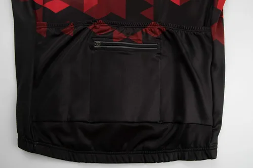 Vista 5 de GCRFL Winter Men's Cycling Jersey Long Sleeve Cold Weather Cycle Tops Cycling Jacket Thermal Fleece Bike Shirts Zipper Pocket