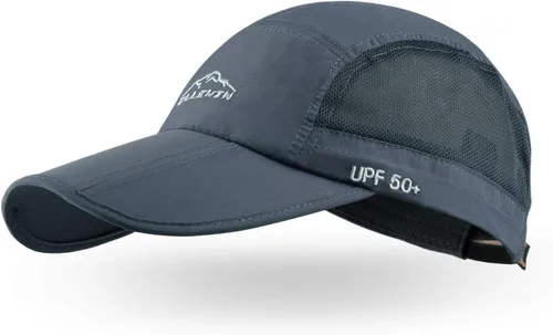Vista 38 de ELLEWIN Gorra de béisbol unisex UPF 50 sin estructura, con pico grande y plegable