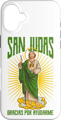 Vista 23 de San Judas Tadeo Gracias por ayudarme - Carcasa para iPhone 17