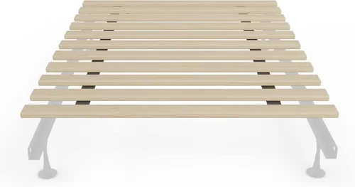 Vista 11 de Treaton, Tablero de Somier/Listones de Cama de Madera Horizontal Extra Resistente de 1 Pulgada, 72" x 39", Beige