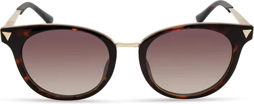 Vista 2 de GUESS Gafas de sol redondas con diseño de Stud Acccent para mujer