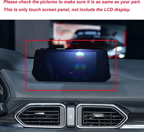 Vista 2 de BestParts nuevo reemplazo del digitizador de cristal de la pantalla táctil de 7 pulgadas TM070RDHP0 Con radio Mazda CX-5 2017-2020, 5V 50pin solo