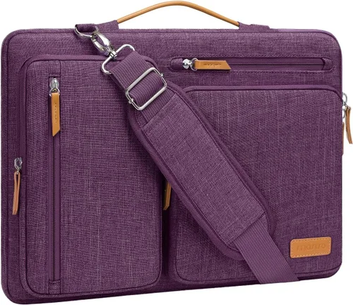 Vista 24 de MOSISO 360 Bolsa de hombro protectora para laptop de 13.3 pulgadas, 13-13.3 pulgadas Azul (Air Blue)