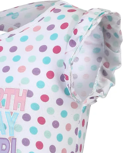 Vista 3 de Disney Vestido tutú de cumpleaños para niñas Minnie Mouse para niños pequeños - Multicolor