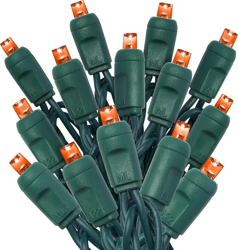 Vista 11 de HLO Lighting Luces de Navidad LED verde azulado de 0.197 in Mini luces LED de Navidad de gran angular para uso en interiores y exteriores 70