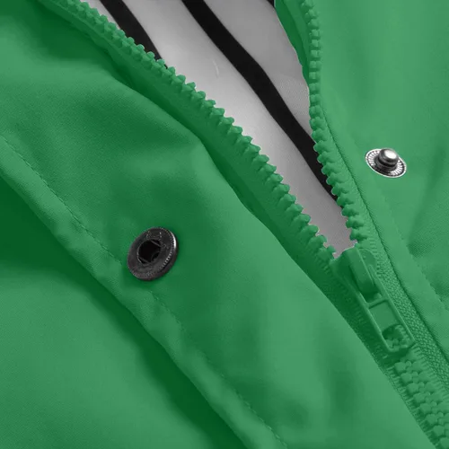 Vista 4 de Chaquetas de lluvia de talla grande para mujer, chaqueta de lluvia sólida para exteriores, impermeable, con capucha, resistente al viento