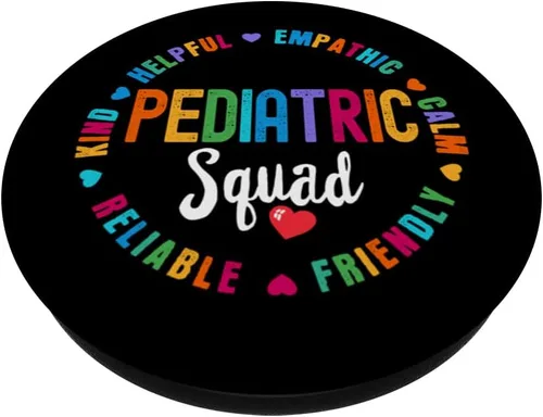 Vista 2 de Equipo de enfermería pediátrica PEDS Registrado Enfermería PopSockets intercambiables PopGrip
