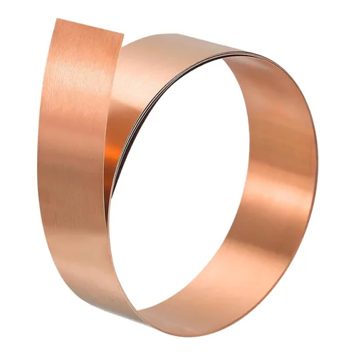 Vista 18 de uxcell Rollo de hoja de cobre, placa 3,280.8 ft m x 16.4 ft m x 1.6 ft m de la hoja del metal