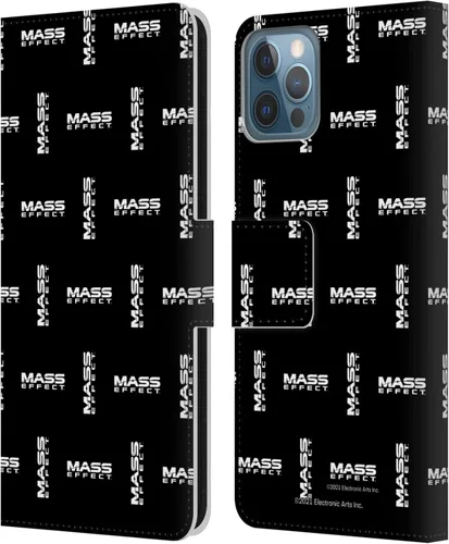 Vista 10 de Head Case Designs Funda de piel con licencia oficial de EA Bioware Mass Effect Cerberus Logo Graphics tipo cartera compatible con Apple iPhone 11