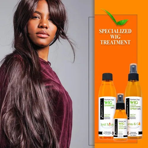 Vista 7 de Awesome Kit de cuidado de pelucas de cabello humano, champú