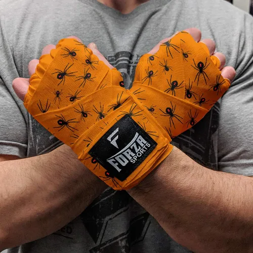 Vista 32 de Forza Sports Vendas de boxeo y MMA estilo mexicano de 180" Concientización sobre el autismo Azul