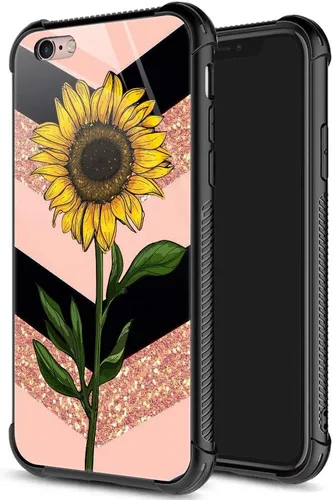 Vista 18 de ZHEGAILIAN Funda para iPhone 6/6S, protección de grado militar, esquinas a prueba de golpes, funda antiarañazos para iPhone 6/6S, pavo real
