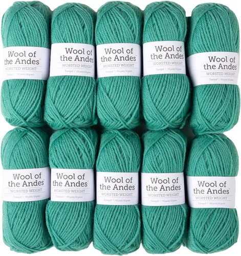 Vista 5 de Knit Picks Wool of the Andes Tan - Paquete de hilo de lana 100% para tejer Almendra