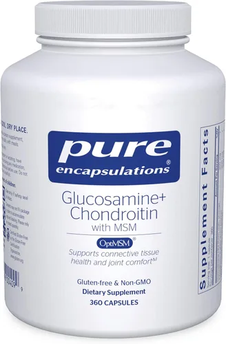 Vista 9 de Pure Encapsulations Glucosamina condroitina con MSM - Apoya la salud de las articulaciones y la formación normal del cartílago* - Mantiene
