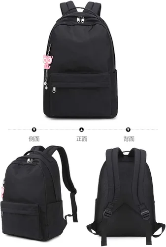 Vista 5 de GO2COSY Anime Demon Slayer Kimetsu no Yaiba Mochila Mochila Mochila Estudiante Bolsa de Escuelas Azul 7 gc010
