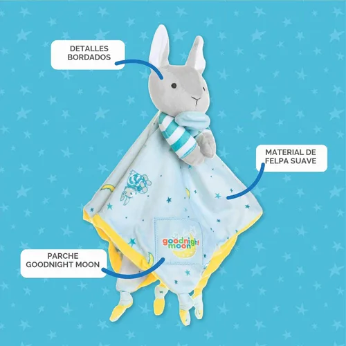 Vista 3 de Goodnight Moon Bunny - Manta de seguridad para acurrucarse