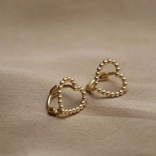 Vista 16 de Gempires - Aretes ligeros y gruesos, delicados y minimalistas, hipoalergénicos, chapados en oro, sin deslustre, diseño clásico, para uso diario