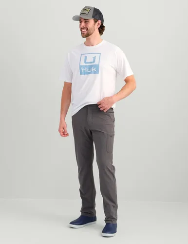 Vista 2 de HUK Pantalones de pesca de secado rápido para hombre