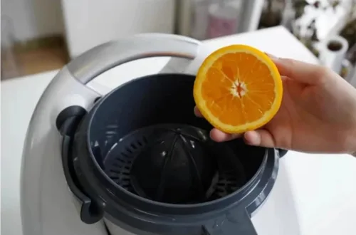 Vista 7 de Pieza de la máquina de exprimir adecuada para Thermomix TM5/TM6 Citrus Juicing Set de jugo de naranja Accesorio de material plástico Coladores cesta
