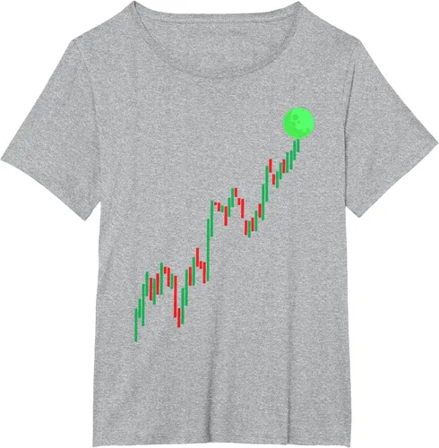 Vista 8 de Cute Stock Trading Design for Men Women Stock Market Trader T-Shirt Asphalt Grey