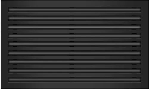 Vista 14 de Buildmart - Cubierta de ventilación de CA moderna de 18x18 - Ventilación decorativa de aluminio blanco - Difusor de ranura lineal estándar - Rejilla