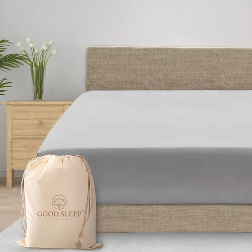 Vista 28 de Good Sleep Bedding Sábanas ajustables Twin XL - Sábanas Twin XL extra largas de 800 TC para dormitorio, sábana ajustada 100% algodón egipcio Twin