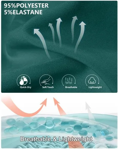 Vista 5 de Pudolla Pantalones cortos de entrenamiento para hombre con 3 bolsillos con cremallera, ligeros de 7 pulgadas, pantalones cortos de gimnasio