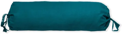Vista 9 de Funda extraíble para almohada de algodón Saffron (Negro, 15 cm x 40 cm (6" x 16"))