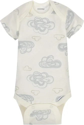 Vista 4 de Onesies Brand Paquete de 8 mamelucos unisex de manga corta para bebé
